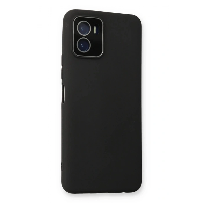 Newface Vivo Y15S Kılıf Lansman Glass Kapak - Siyah