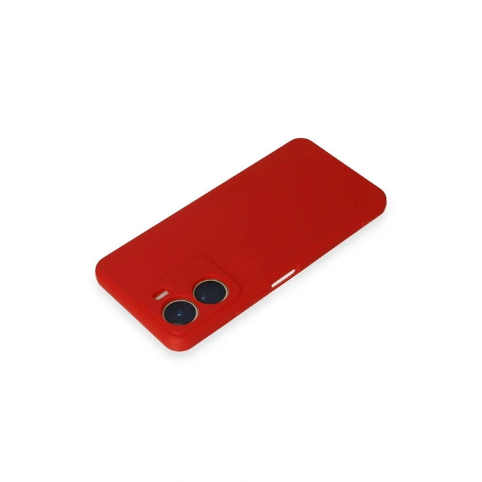 Newface Vivo Y16 Kılıf First Silikon - Kırmızı