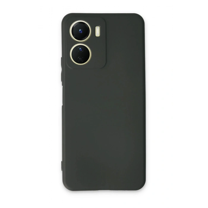 Newface Vivo Y16 Kılıf First Silikon - Koyu Yeşil