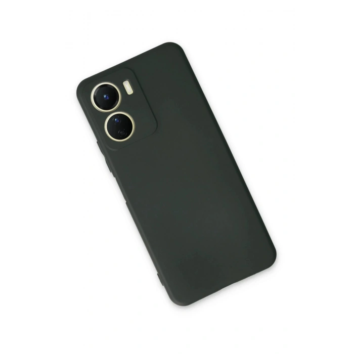 Newface Vivo Y16 Kılıf First Silikon - Koyu Yeşil