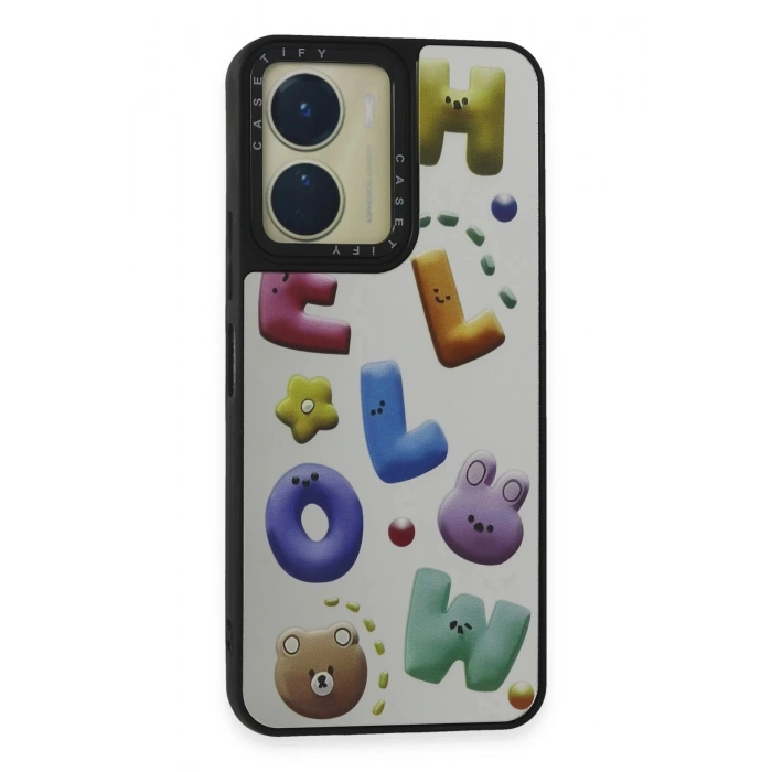Newface Vivo Y16 Kılıf Mirror Desenli Kapak - Mirror - 15