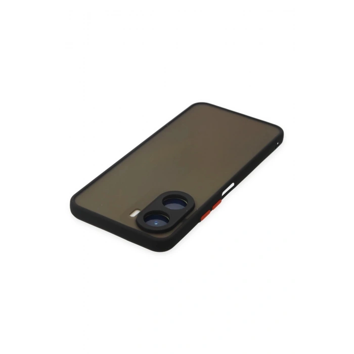 Newface Vivo Y16 Kılıf Montreal Silikon Kapak - Siyah