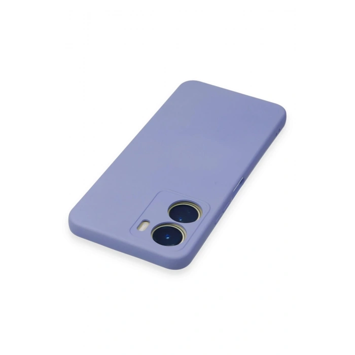 Newface Vivo Y16 Kılıf Nano içi Kadife Silikon - Lila