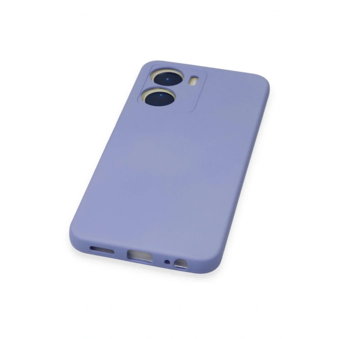 Newface Vivo Y16 Kılıf Nano içi Kadife Silikon - Lila