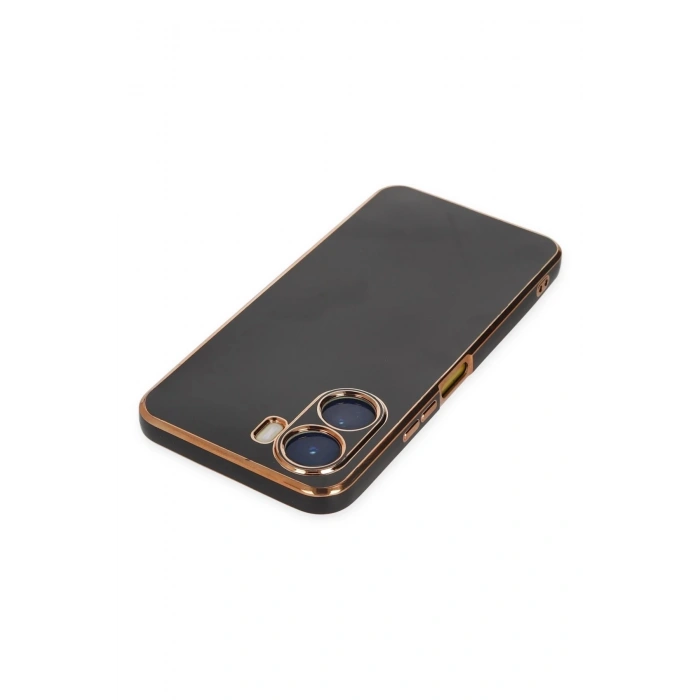 Newface Vivo Y16 Kılıf Volet Silikon - Siyah