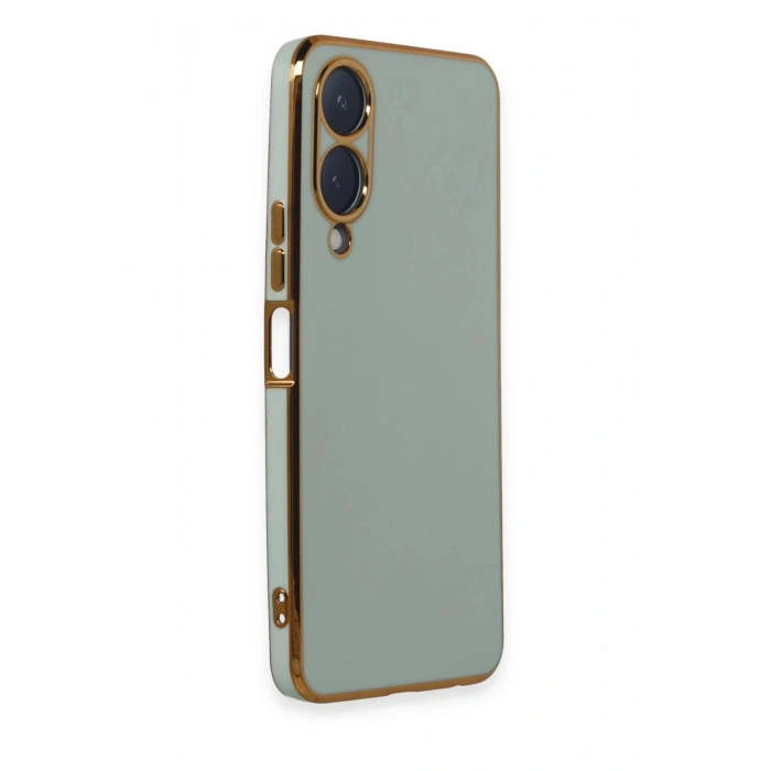 Newface Vivo Y17S Kılıf Volet Silikon - Açık Yeşil