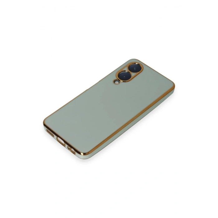 Newface Vivo Y17S Kılıf Volet Silikon - Açık Yeşil