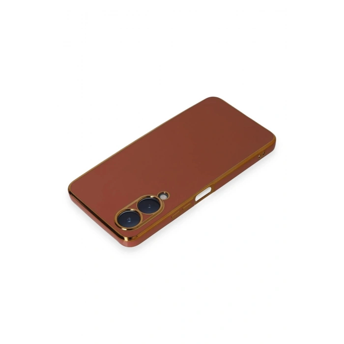 Newface Vivo Y17S Kılıf Volet Silikon - Kırmızı