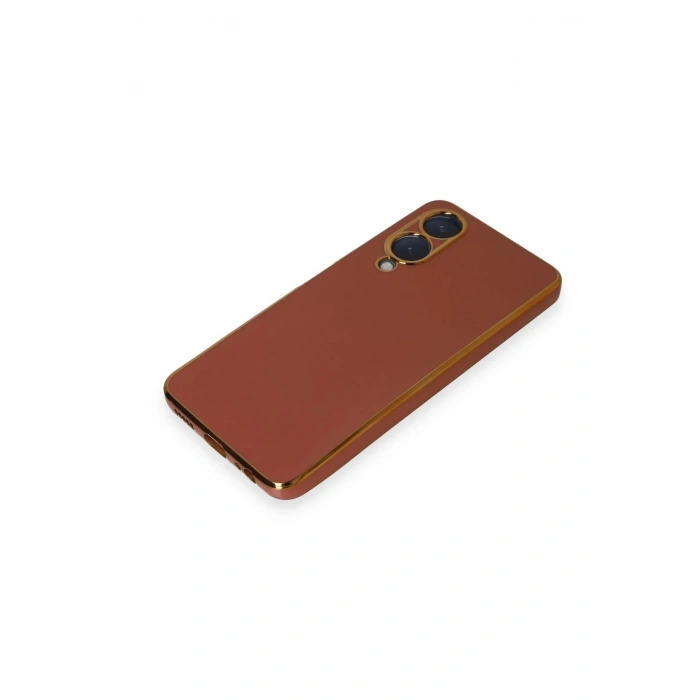 Newface Vivo Y17S Kılıf Volet Silikon - Kırmızı