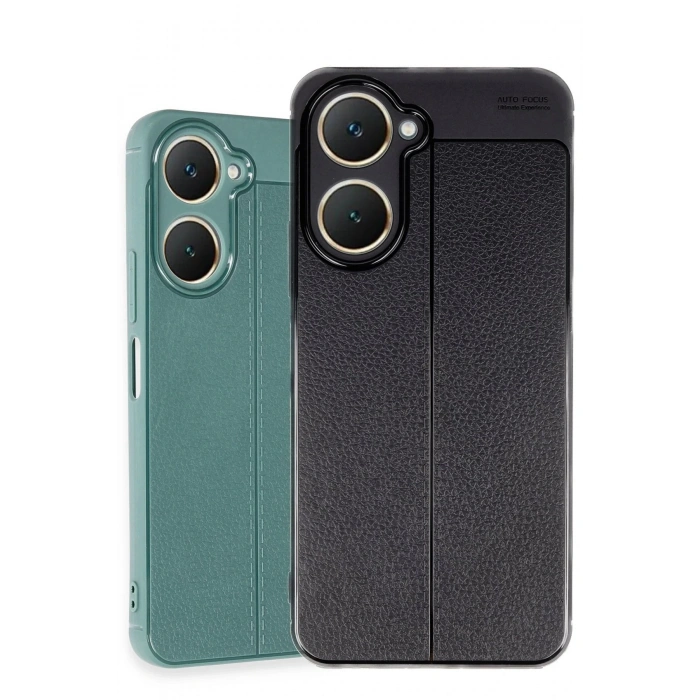 Newface Vivo Y18 Kılıf Auto Focus Kapak - Koyu Yeşil