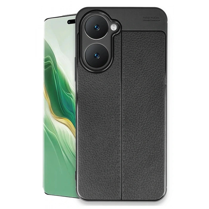 Newface Vivo Y18 Kılıf Auto Focus Kapak - Siyah