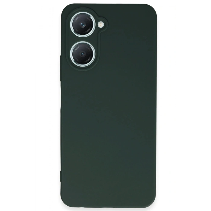 Newface Vivo Y18 Kılıf First Silikon - Koyu Yeşil