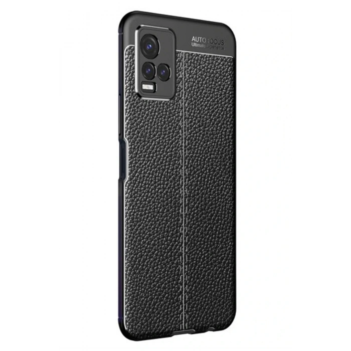 Newface Vivo Y21S Kılıf Auto Focus Kapak - Siyah