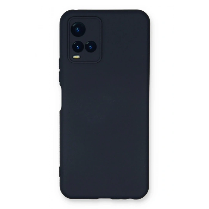 Newface Vivo Y21S Kılıf Nano içi Kadife Silikon - Lacivert