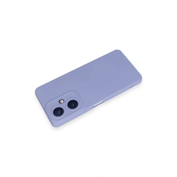 Newface Vivo Y27 Kılıf Nano içi Kadife Silikon - Lila