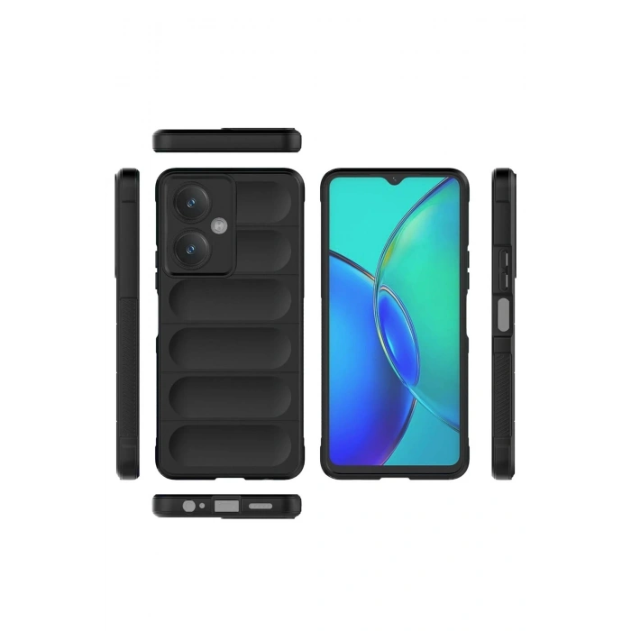 Newface Vivo Y27 Kılıf Optimum Silikon - Koyu Yeşil