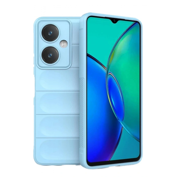 Newface Vivo Y27 Kılıf Optimum Silikon - Sky Blue