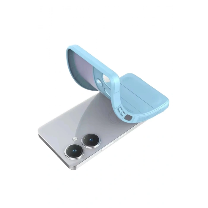 Newface Vivo Y27 Kılıf Optimum Silikon - Sky Blue