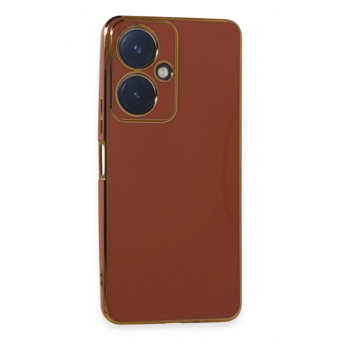 Newface Vivo Y27 Kılıf Volet Silikon - Kırmızı