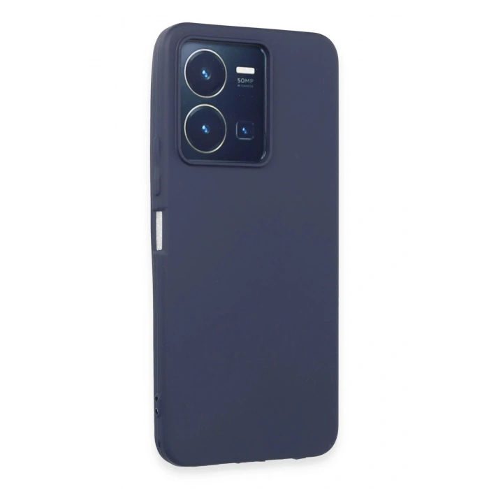 Newface Vivo Y35 Kılıf First Silikon - Lacivert