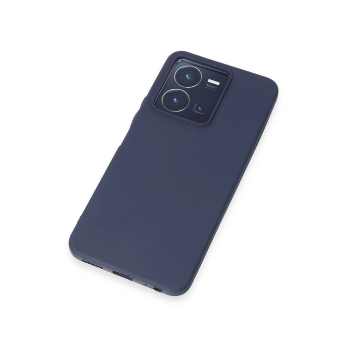 Newface Vivo Y35 Kılıf First Silikon - Lacivert