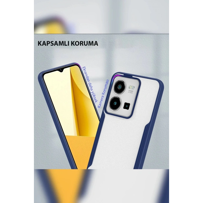 Newface Vivo Y35 Kılıf Platin Silikon - Pembe