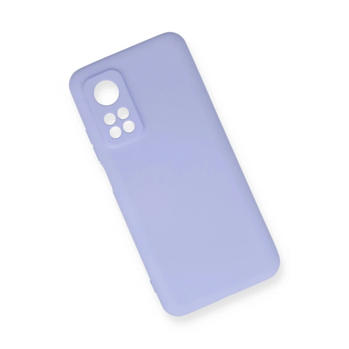 Newface Xiaomi Mi 10T Kılıf Nano içi Kadife Silikon - Lila