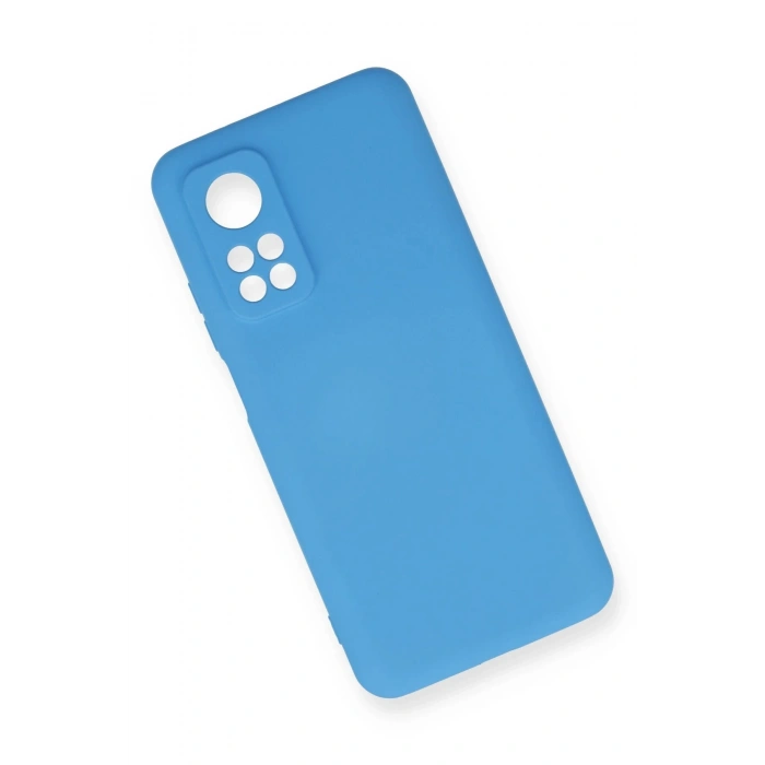 Newface Xiaomi Mi 10T Kılıf Nano içi Kadife Silikon - Mavi