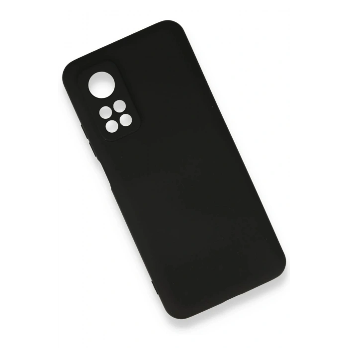 Newface Xiaomi Mi 10T Kılıf Nano içi Kadife Silikon - Siyah