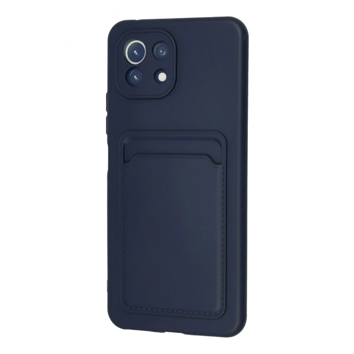 Newface Xiaomi Mi 11 Kılıf Kelvin Kartvizitli Silikon - Lacivert