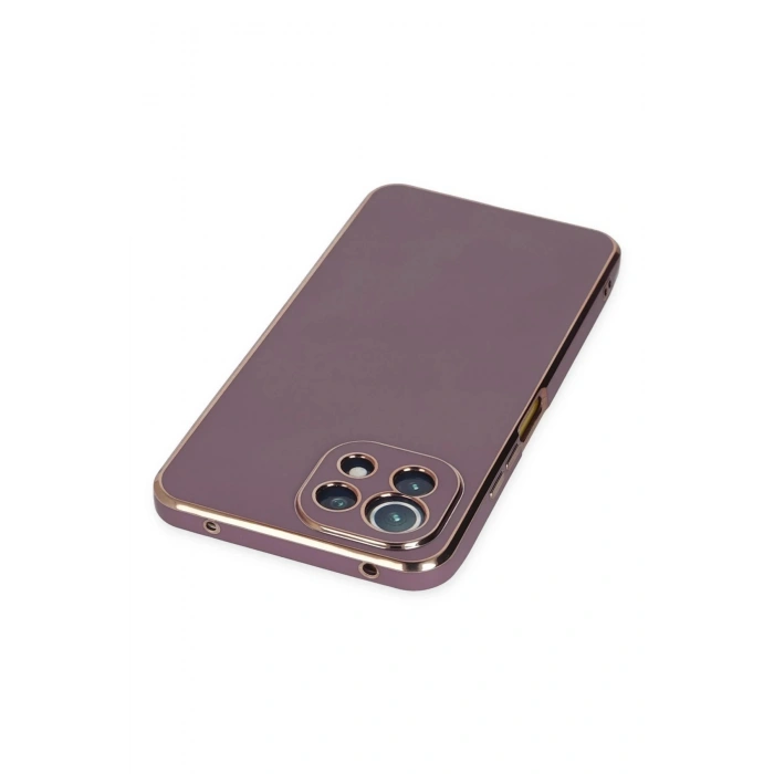 Newface Xiaomi Mİ 11 Lite Kılıf Volet Silikon - Mor