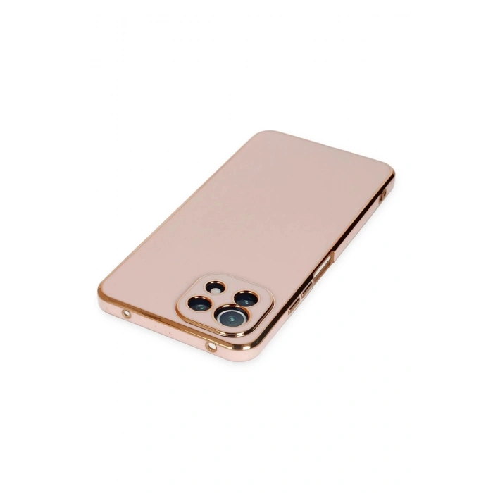 Newface Xiaomi Mİ 11 Lite Kılıf Volet Silikon - Pembe