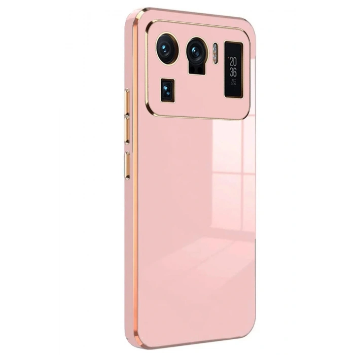 Newface Xiaomi Mi 11 Ultra Kılıf Volet Silikon - Pembe