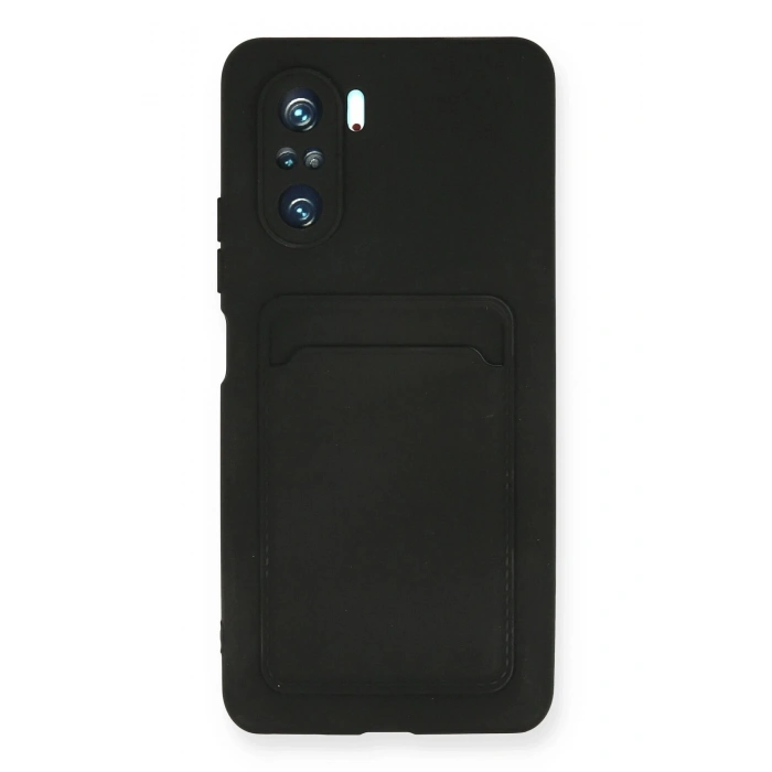Newface Xiaomi Mi 11i Kılıf Kelvin Kartvizitli Silikon - Siyah