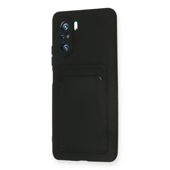 Newface Xiaomi Mi 11i Kılıf Kelvin Kartvizitli Silikon - Siyah