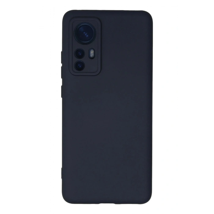 Newface Xiaomi Mi 12 Kılıf Nano içi Kadife Silikon - Lacivert