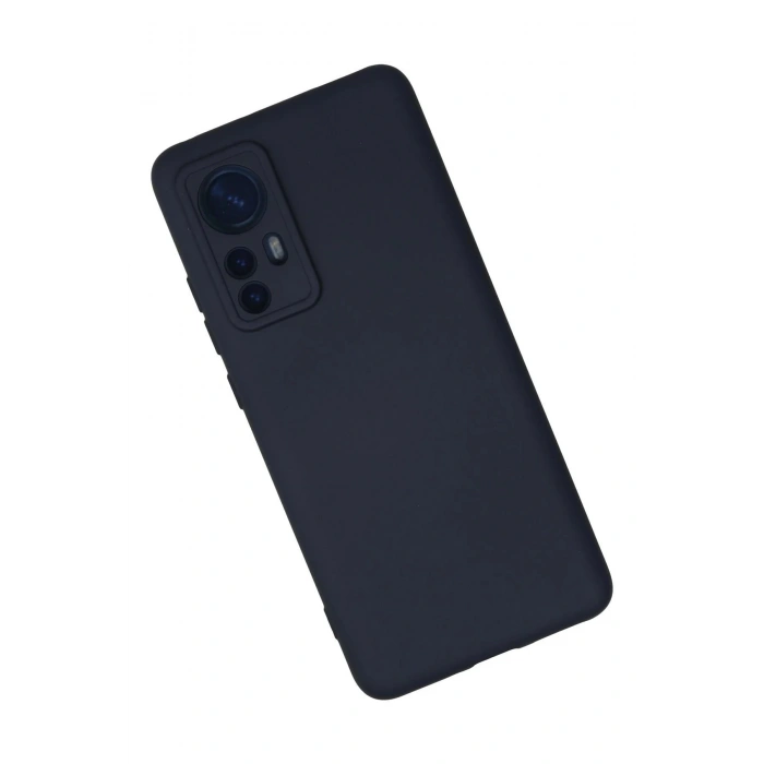 Newface Xiaomi Mi 12 Kılıf Nano içi Kadife Silikon - Lacivert