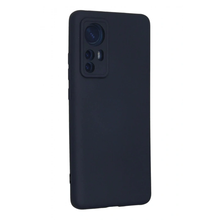 Newface Xiaomi Mi 12 Kılıf Nano içi Kadife Silikon - Lacivert