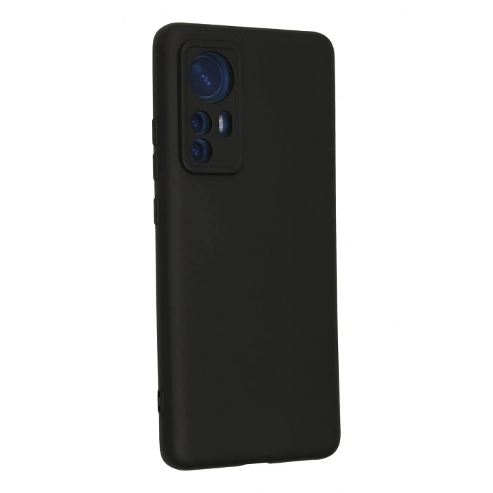 Newface Xiaomi Mi 12 Kılıf Nano içi Kadife Silikon - Siyah