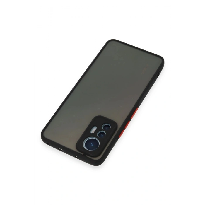 Newface Xiaomi Mi 12 Lite Kılıf Montreal Silikon Kapak - Siyah