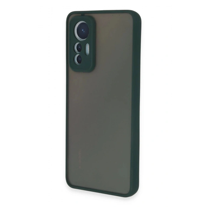 Newface Xiaomi Mi 12 Lite Kılıf Montreal Silikon Kapak - Yeşil