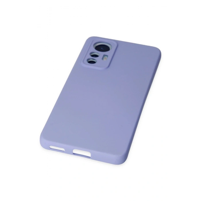Newface Xiaomi Mi 12 Lite Kılıf Nano içi Kadife Silikon - Lila