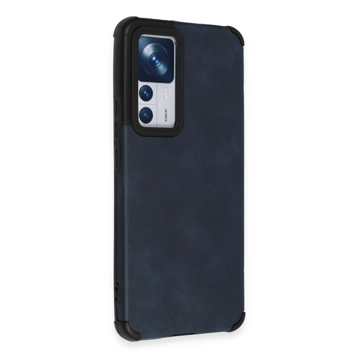 Newface Xiaomi Mi 12T Kılıf Loop Deri Silikon - Lacivert