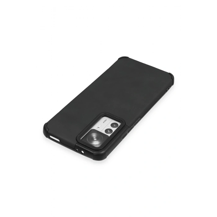 Newface Xiaomi Mi 12T Kılıf Loop Deri Silikon - Siyah