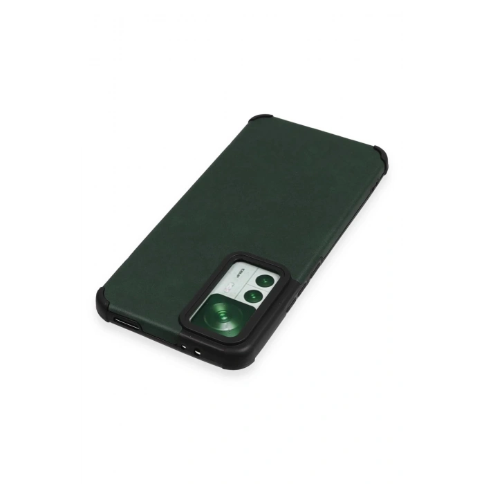 Newface Xiaomi Mi 12T Kılıf Loop Deri Silikon - Yeşil