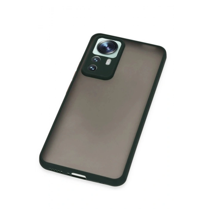 Newface Xiaomi Mi 12T Pro Kılıf Montreal Silikon Kapak - Yeşil