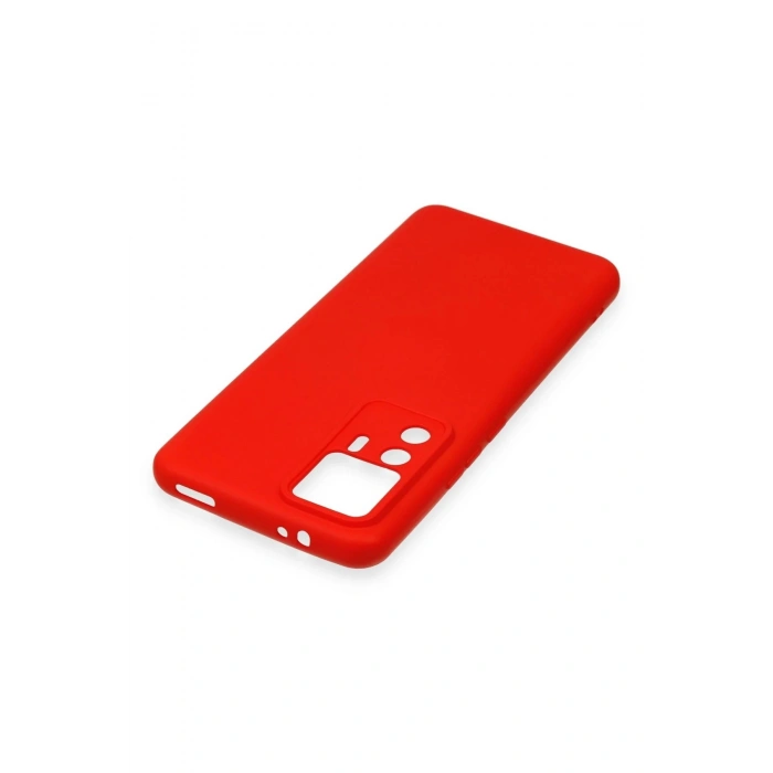 Newface Xiaomi Mi 12T Pro Kılıf Nano içi Kadife Silikon - Kırmızı