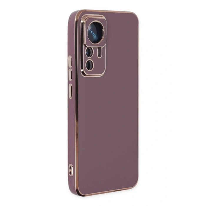 Newface Xiaomi Mi 12T Pro Kılıf Volet Silikon - Mor