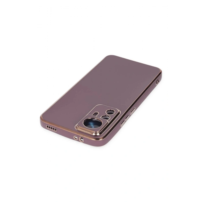 Newface Xiaomi Mi 12T Pro Kılıf Volet Silikon - Mor