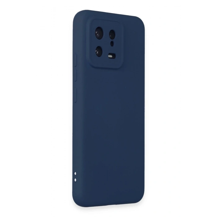 Newface Xiaomi Mi 13 Kılıf Nano içi Kadife Silikon - Lacivert